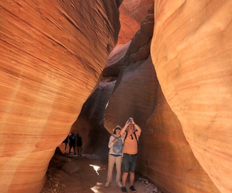 Discover Hidden Wonders in Peek-a-boo Slot Canyon